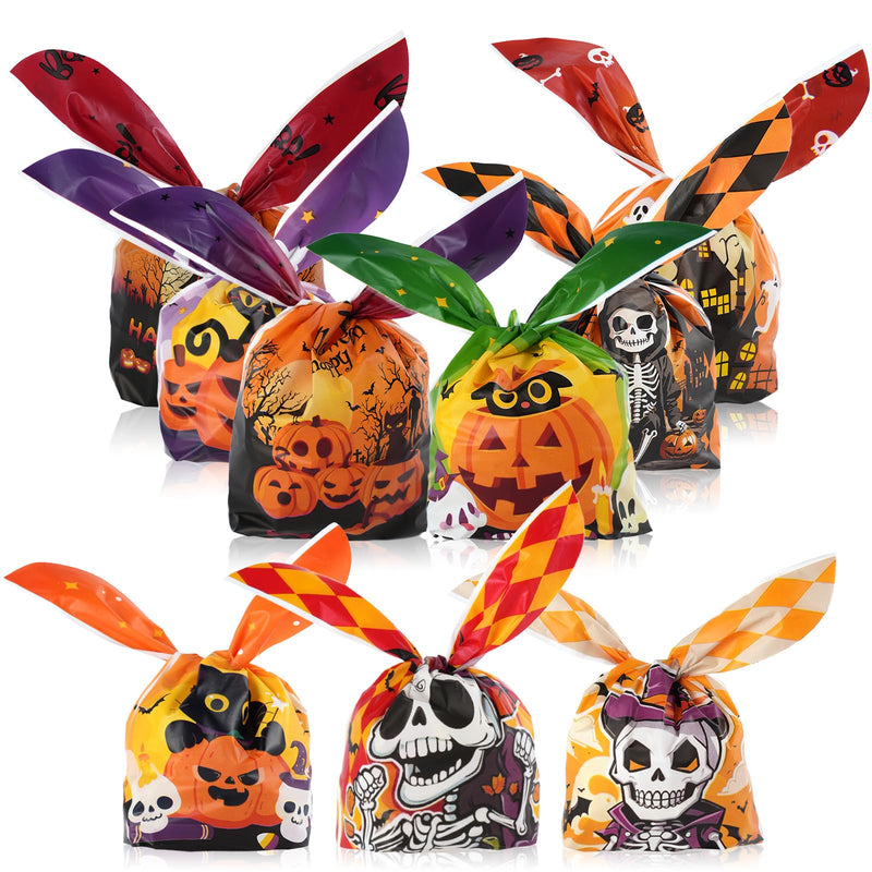 Halloween Treat Bags with Twist Ties – 150 Pack