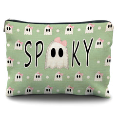 Halloween Bow Makeup Bag