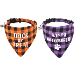 Halloween Breakaway Cat Collars with Bell – 2 Pack