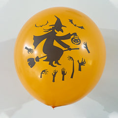 Halloween Skull Black Balloons