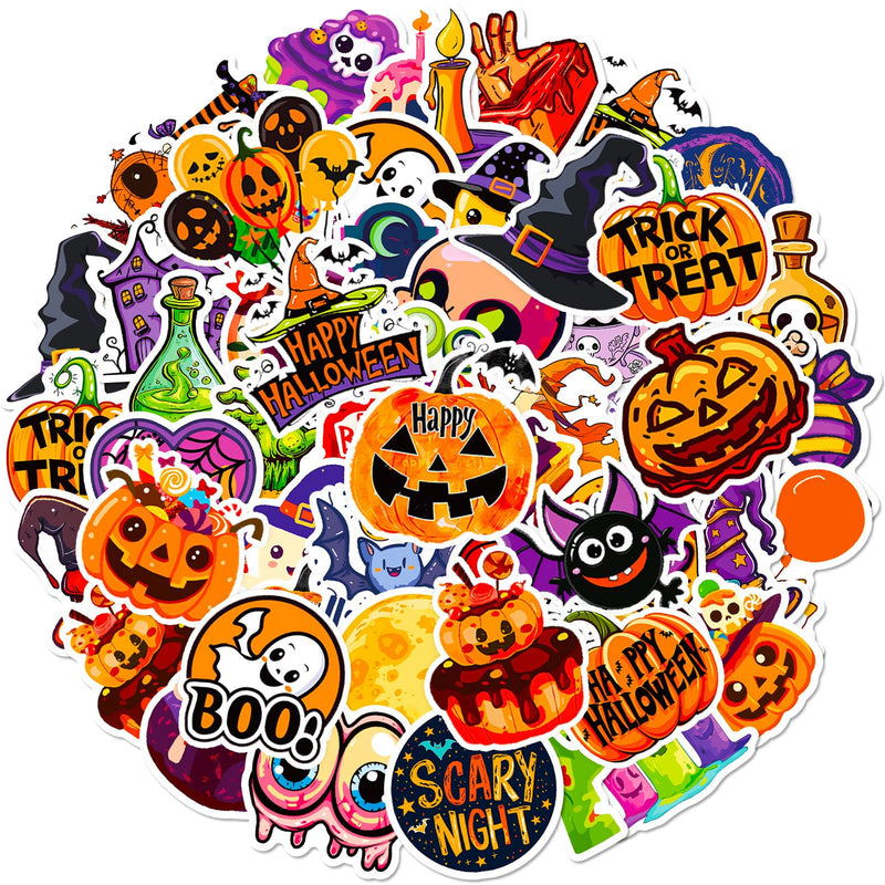Halloween Laptop Stickers – 100 Pack