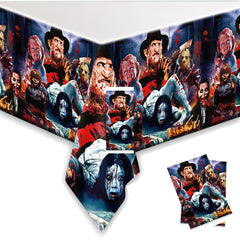 Scary Halloween Tablecloths – 2 Pack (43 x 71 in)