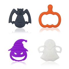 Halloween Baby Teething Toys – 4 Pack (3–12 Months)