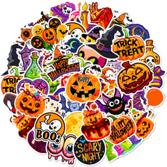 Halloween Laptop Stickers – 100 Pack
