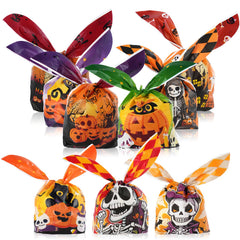 Halloween Treat Bags with Twist Ties – 150 Pack