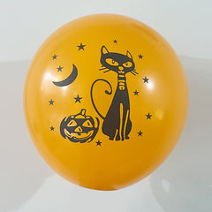 Halloween Skull Black Balloons